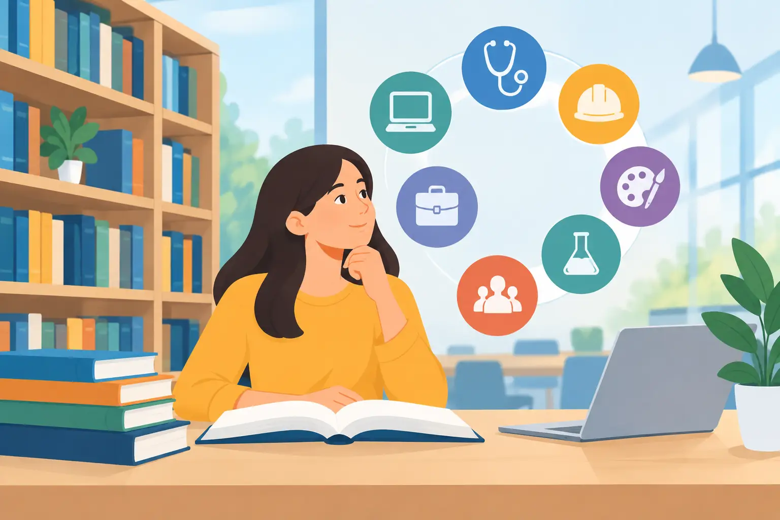 How a Career Exploration Library Program Helps